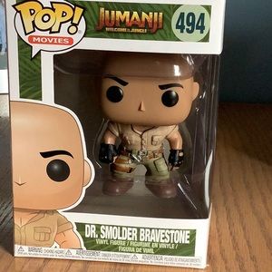 Jumanji dr.smolder bravstone funko pop